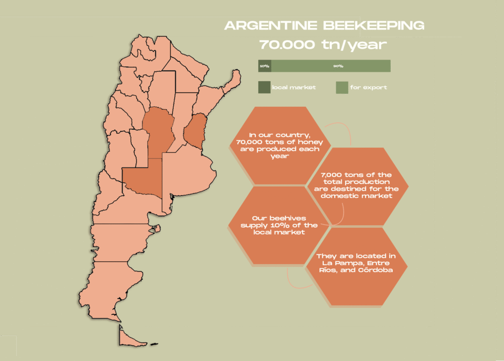 infographic on beekeeping
